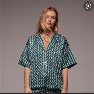 NWT Zara Geometric Top Size Medium LIMITED EDITION